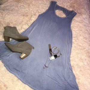 baby blue swing dress